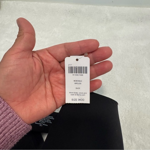 SOMA Memorable Full Coverage Bra Black Size 36DD - Picture 6 of 6